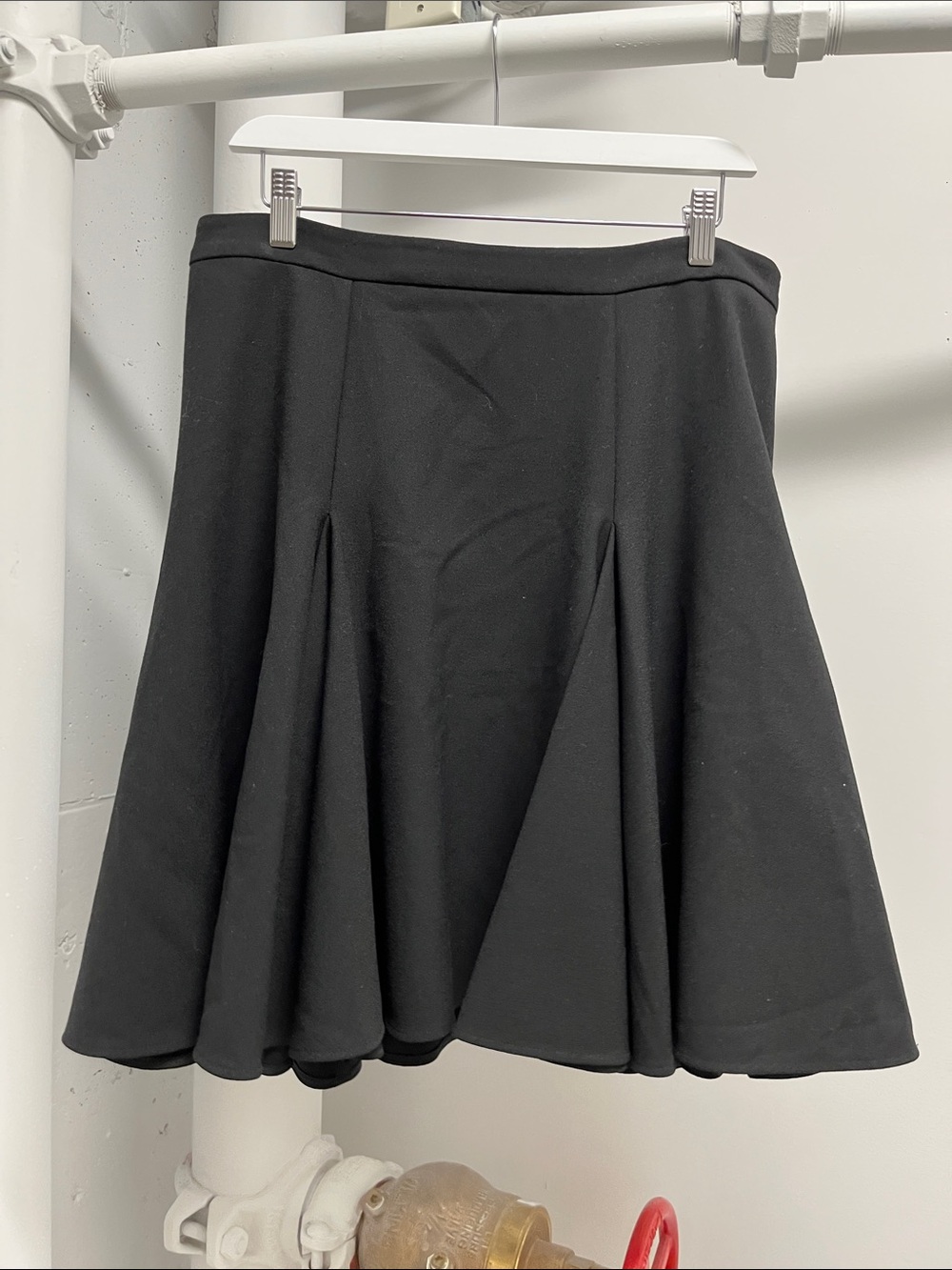 RED Valentino Black Circle Skirt